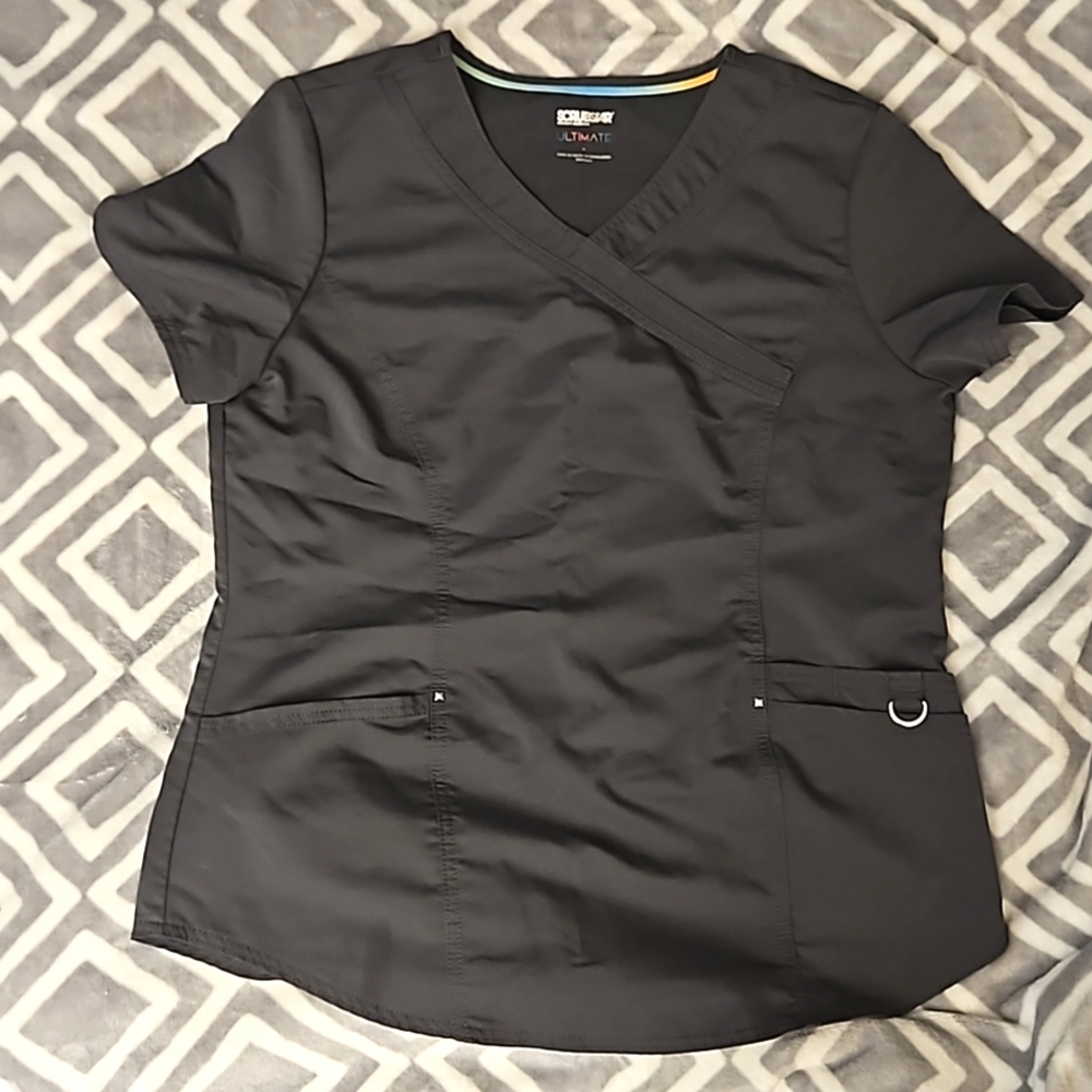 Scrubstar | Ultimate Gray Scrub Top - Medium